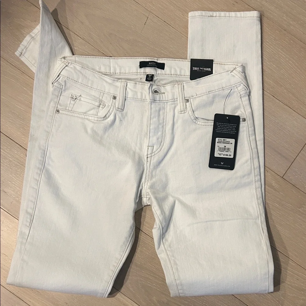 White Skinny - True Religion jeans 28w